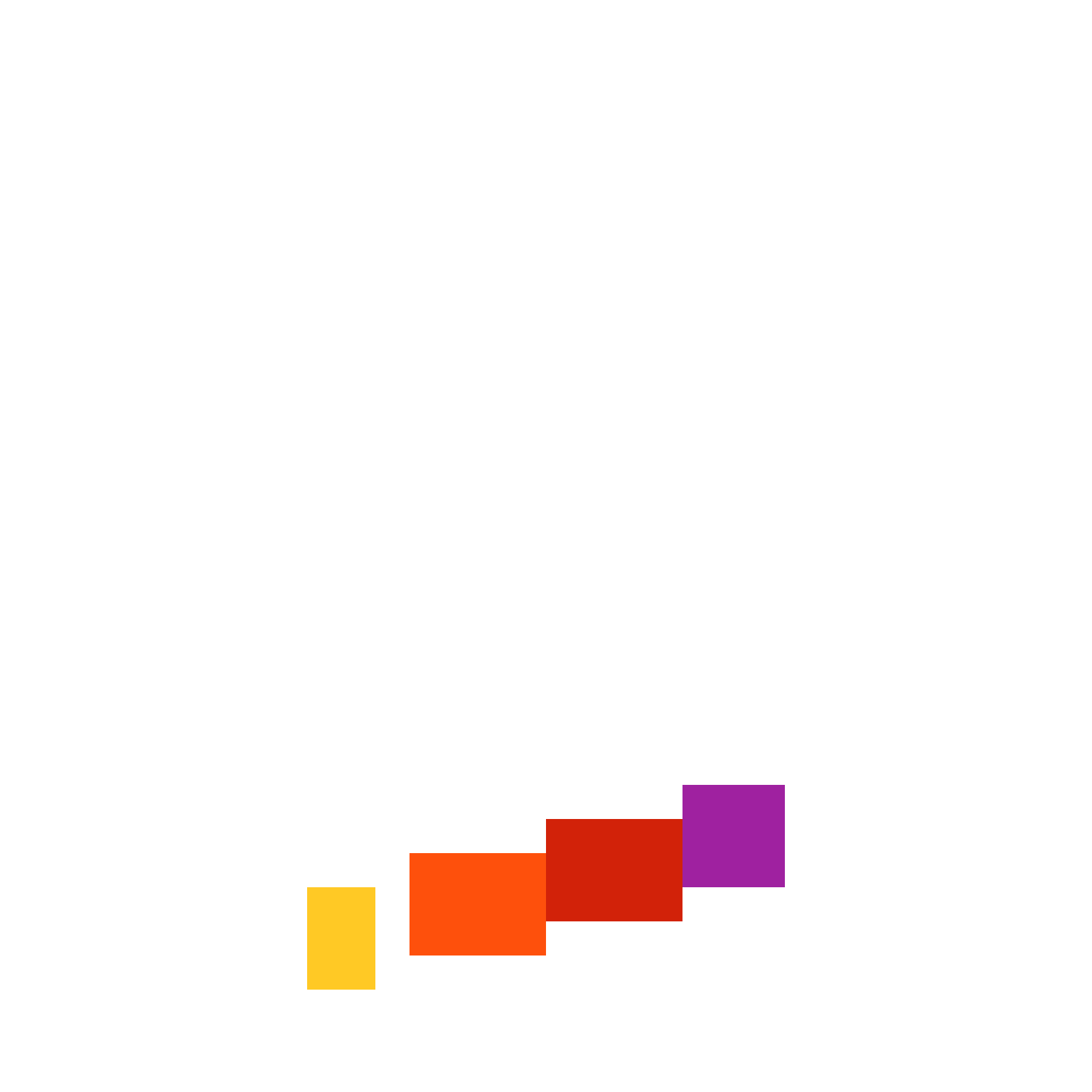 accessories rainbow-steps