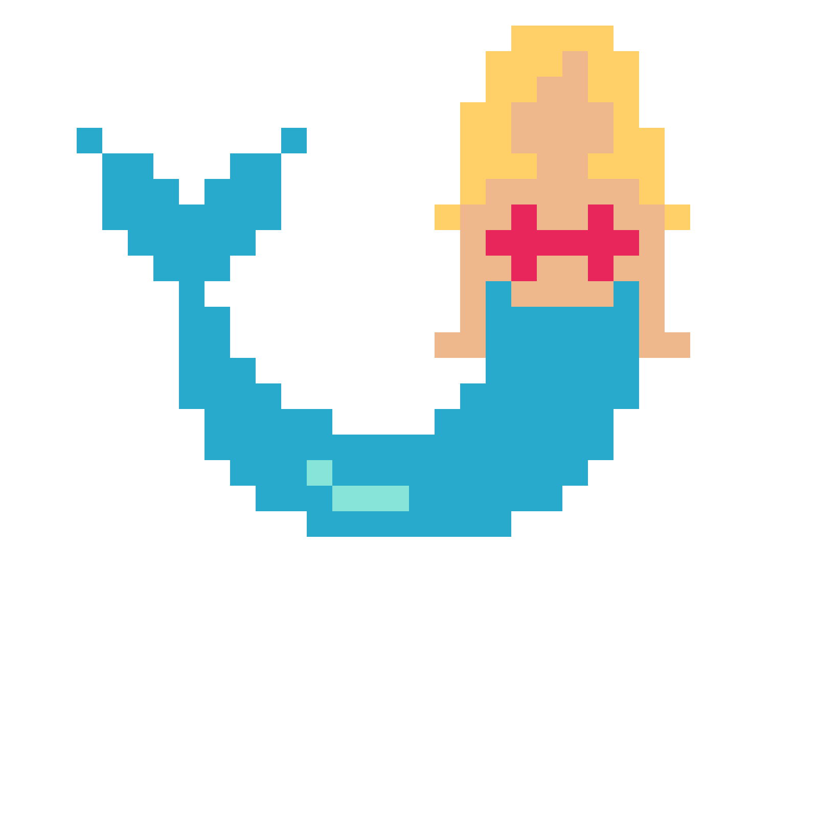 heads mermaid
